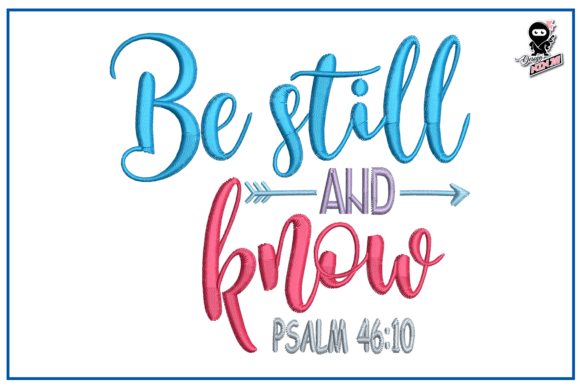 Be Still and Know Embroidery Review