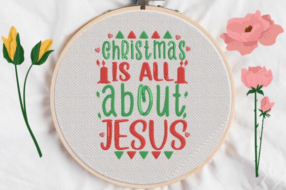 Christmas is All About Jesus Embroidery Review