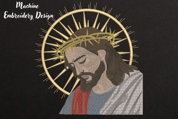 Jesus Christ for Churches on Black Embroidery Review